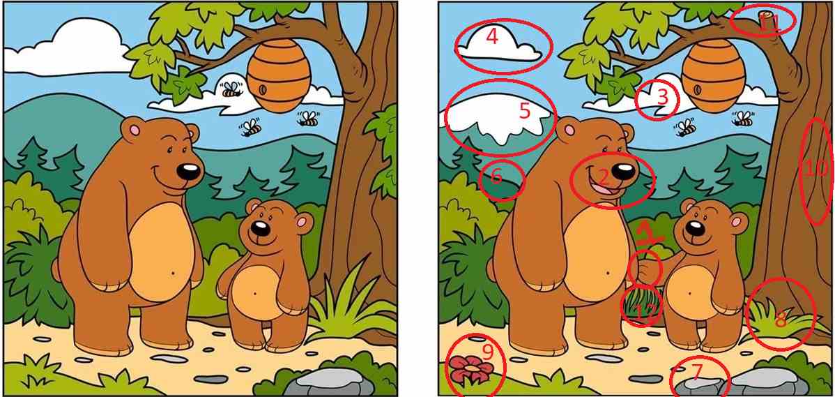 Spot The Difference: Can you spot all 12 differences in 35 seconds?